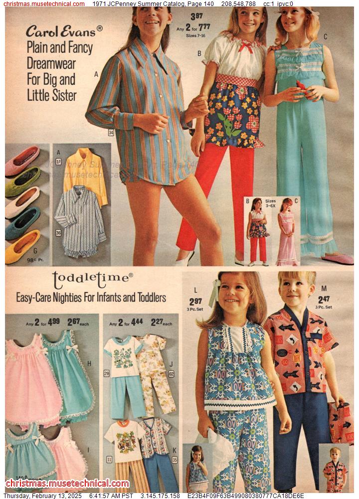 1971 JCPenney Summer Catalog, Page 140