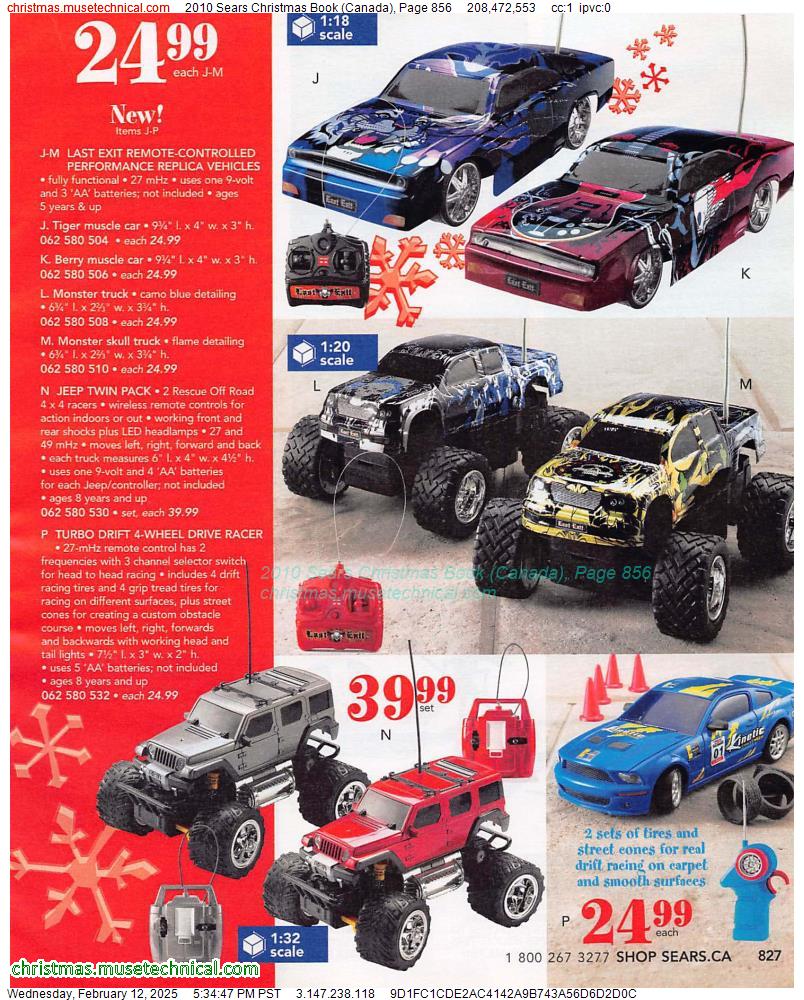 2010 Sears Christmas Book (Canada), Page 856