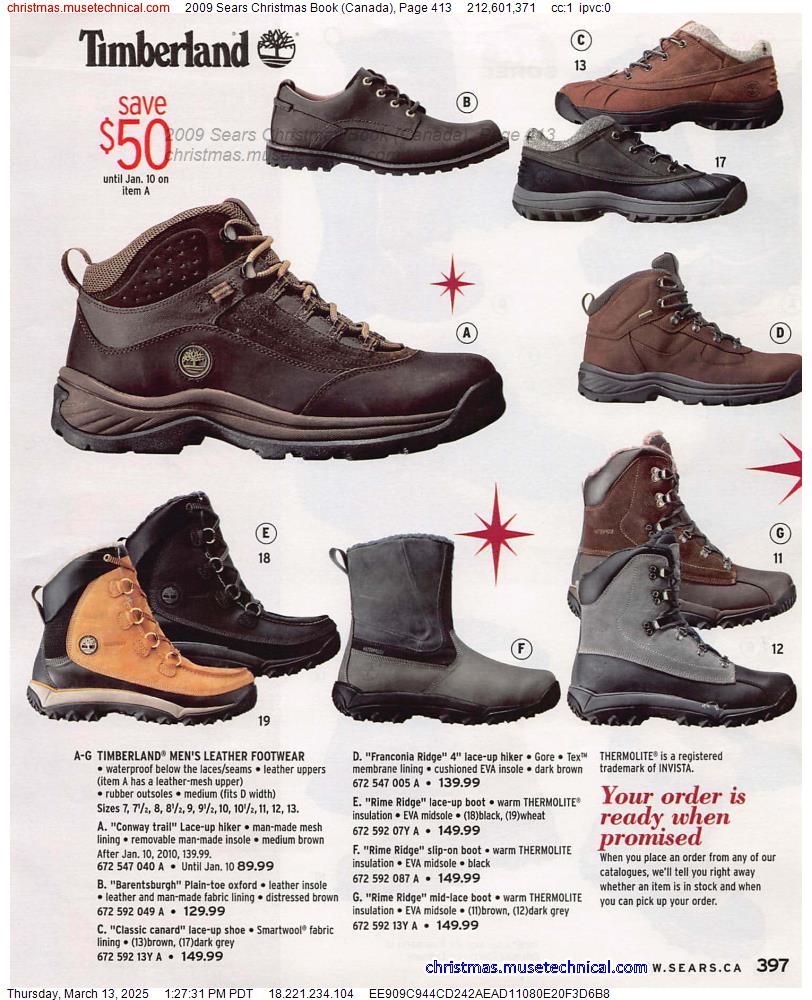 2009 Sears Christmas Book (Canada), Page 413