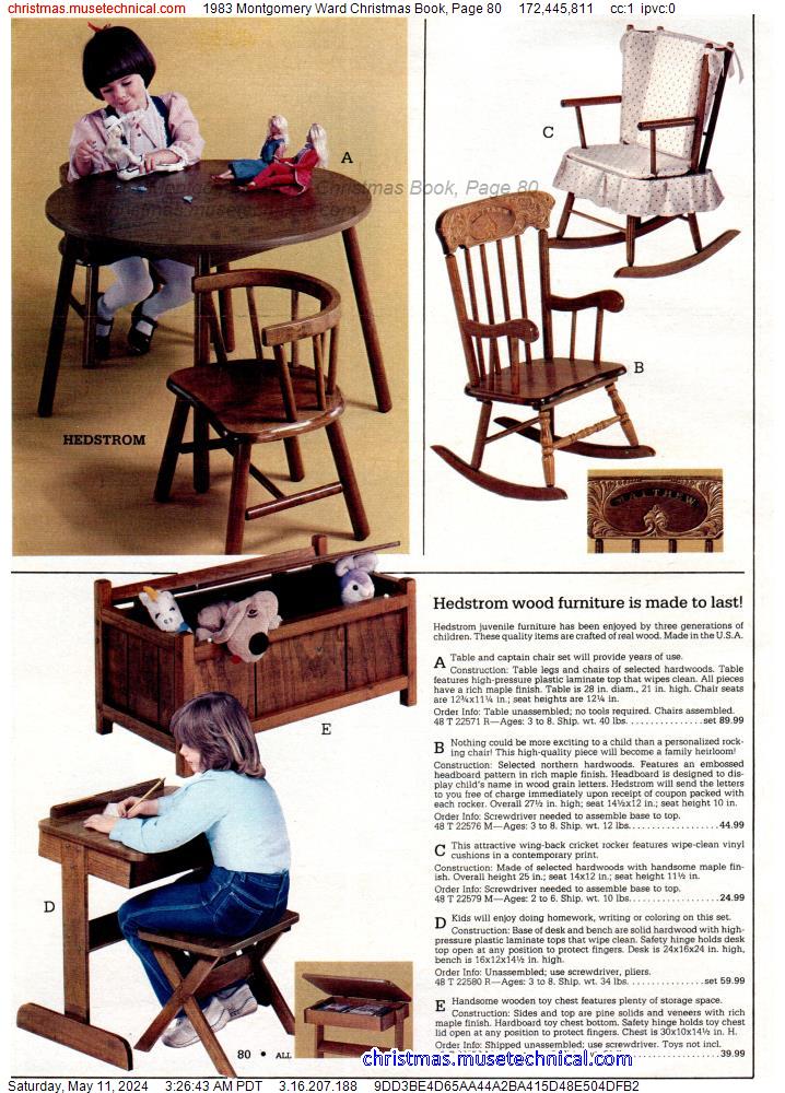 1983 Montgomery Ward Christmas Book, Page 80