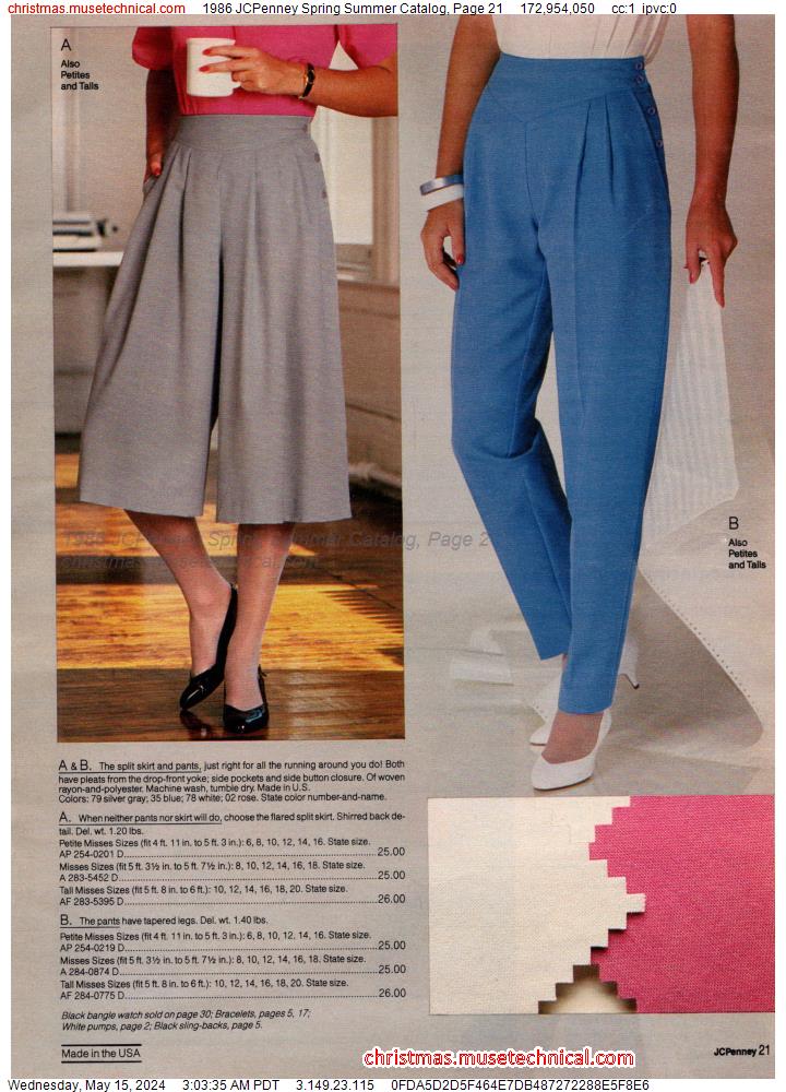 1986 JCPenney Spring Summer Catalog, Page 21