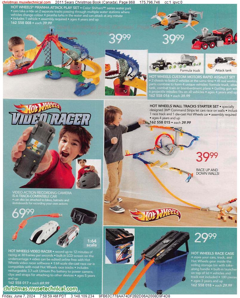 2011 Sears Christmas Book (Canada), Page 868