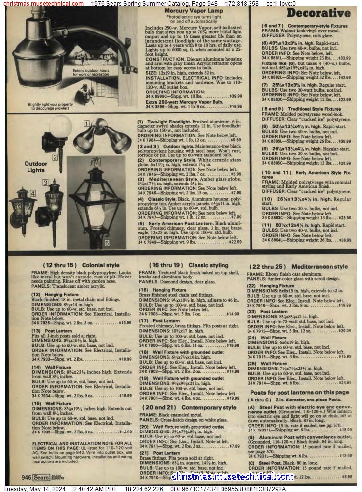 1976 Sears Spring Summer Catalog, Page 948