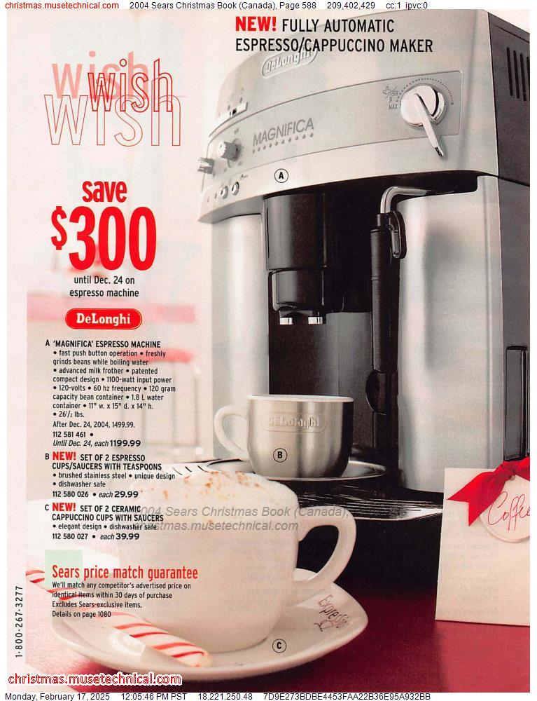 2004 Sears Christmas Book (Canada), Page 588