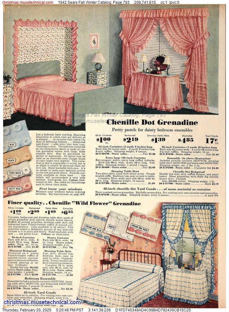 1942 Sears Fall Winter Catalog, Page 793