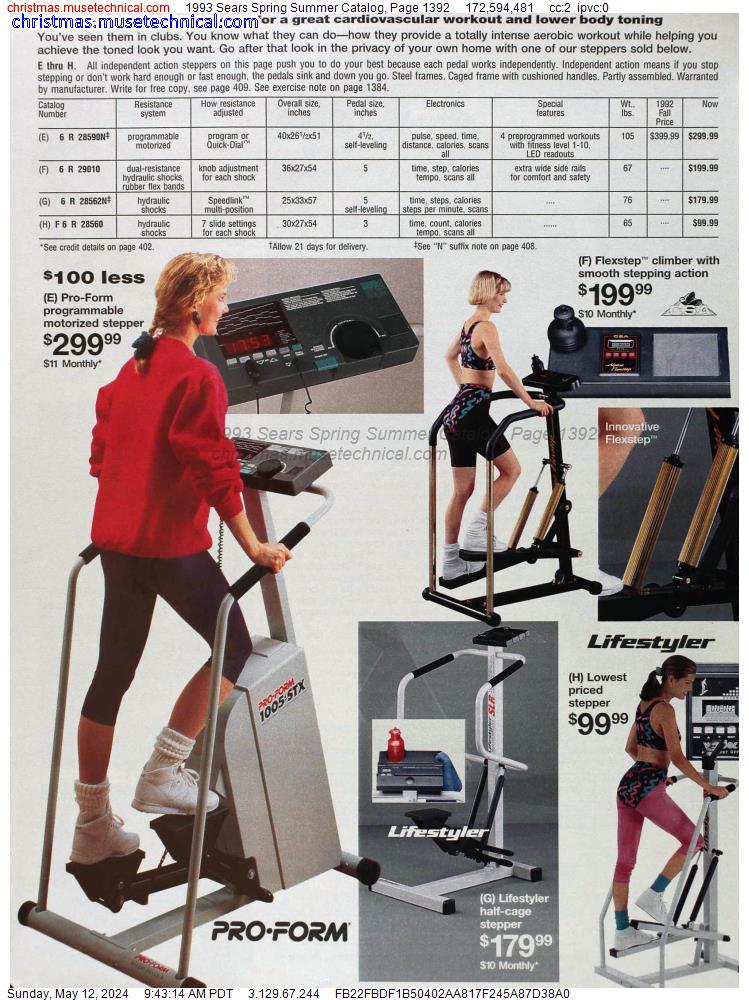 1993 Sears Spring Summer Catalog, Page 1392