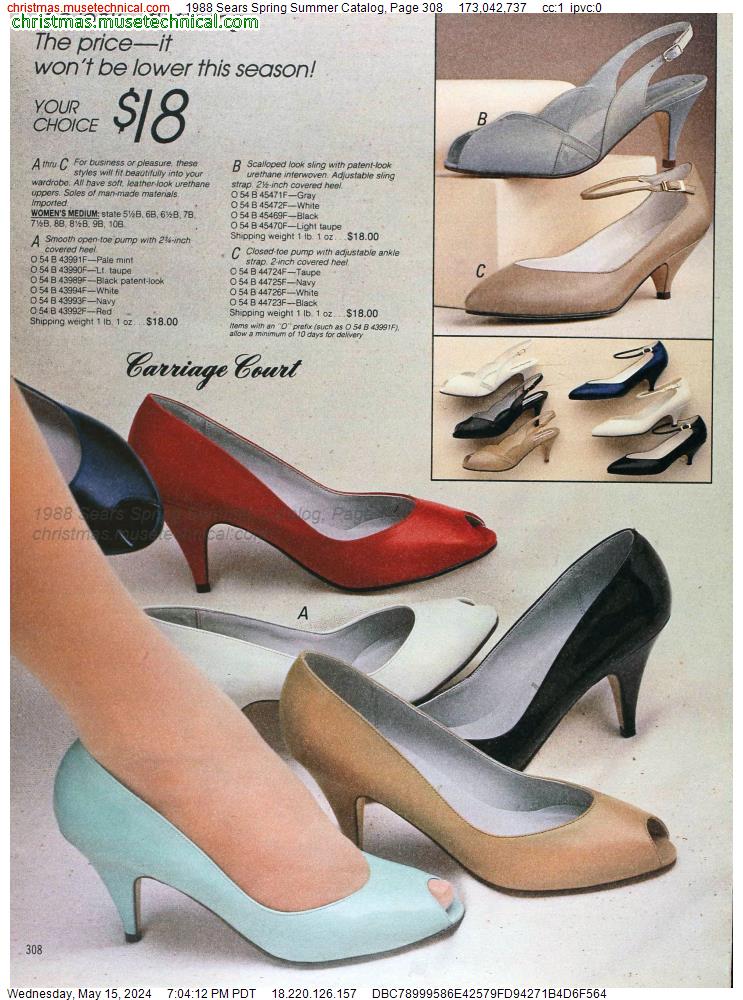 1988 Sears Spring Summer Catalog, Page 308