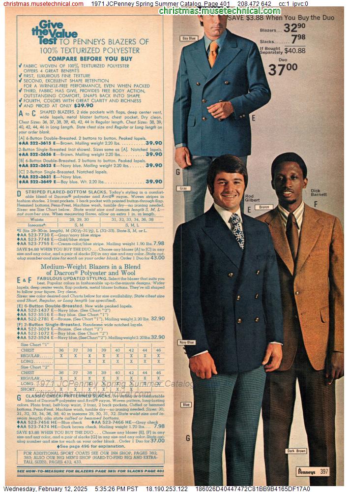 1971 JCPenney Spring Summer Catalog, Page 401