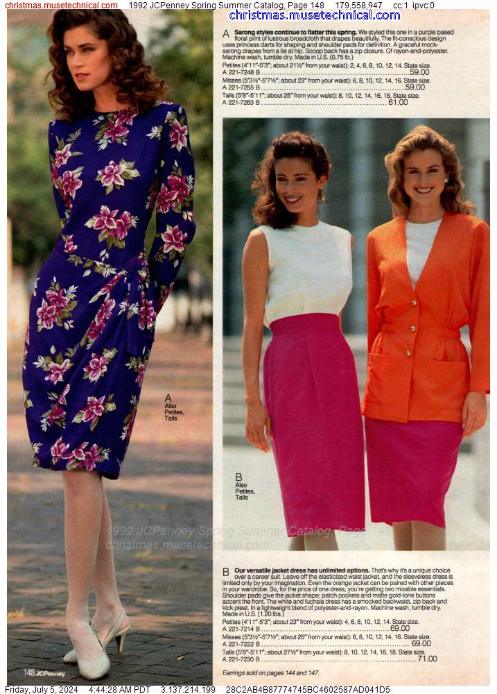 1992 JCPenney Spring Summer Catalog, Page 148