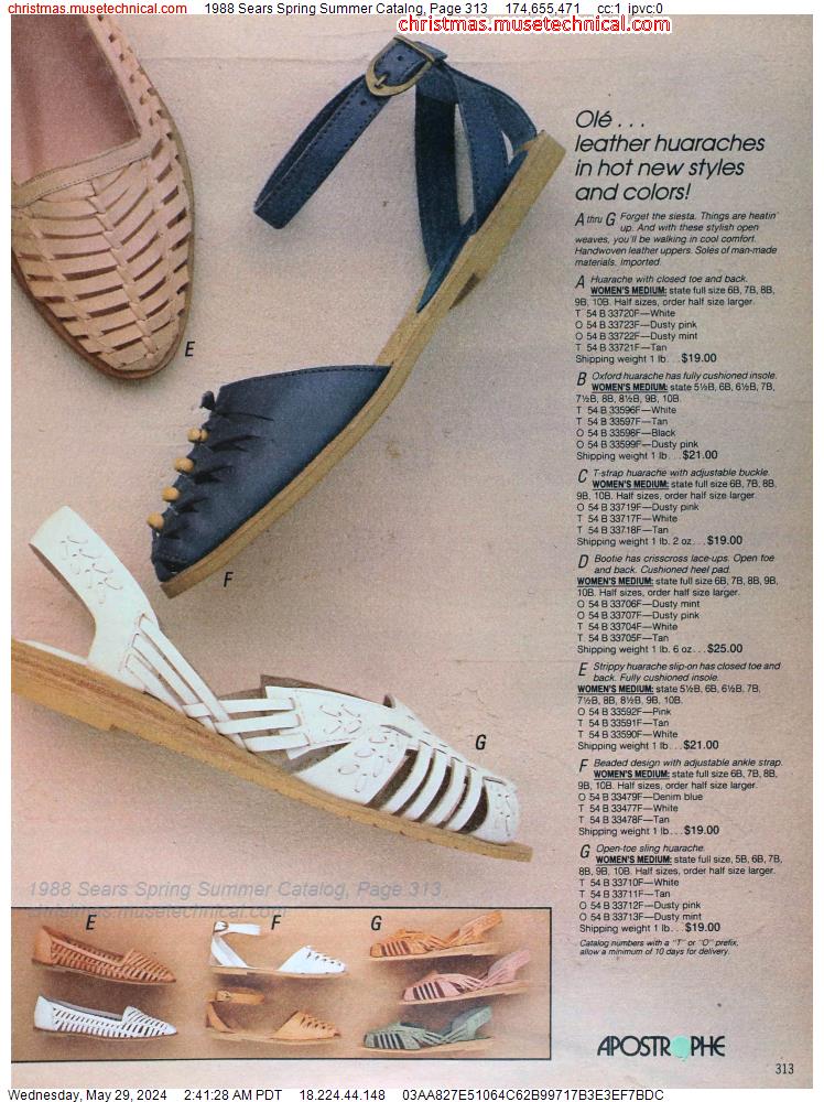 1988 Sears Spring Summer Catalog, Page 313