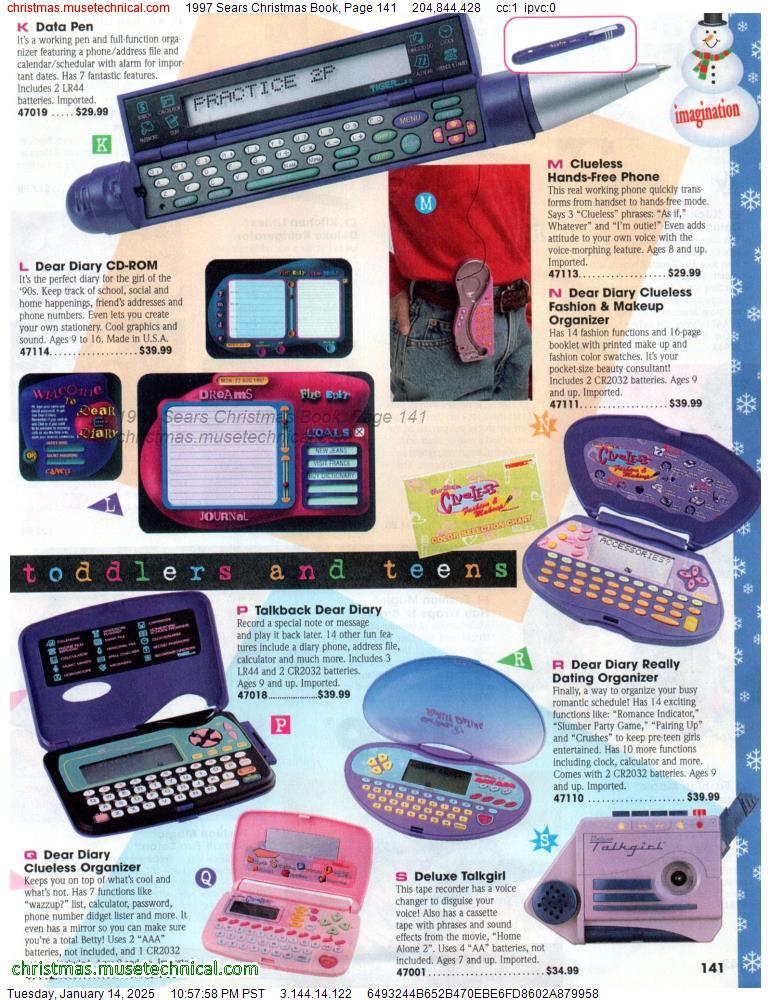 1997 Sears Christmas Book, Page 141 - Catalogs & Wishbooks