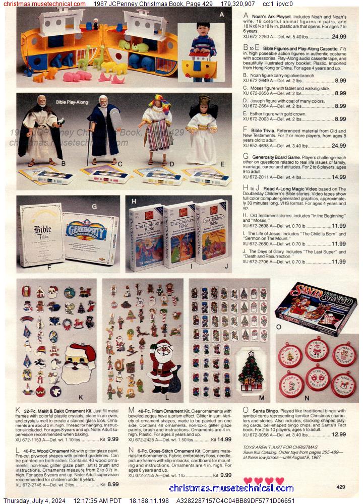 1987 JCPenney Christmas Book, Page 429