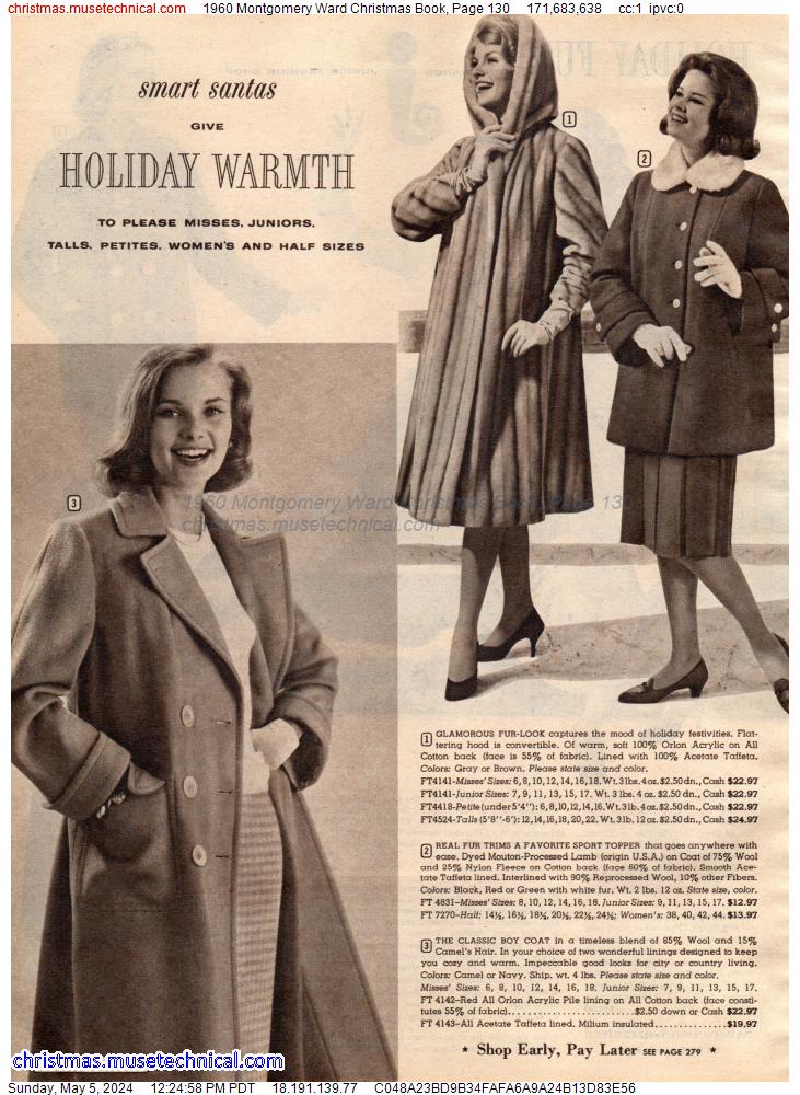 1960 Montgomery Ward Christmas Book, Page 130