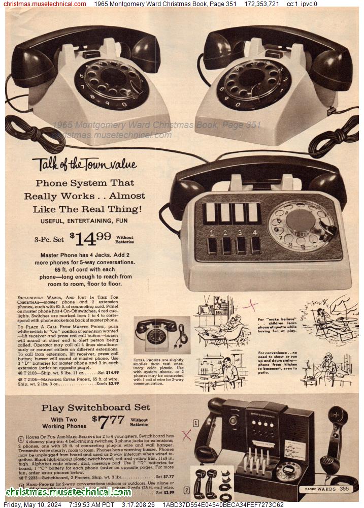 1965 Montgomery Ward Christmas Book, Page 351