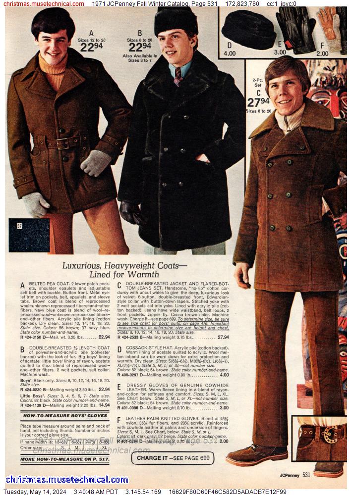 1971 JCPenney Fall Winter Catalog, Page 531
