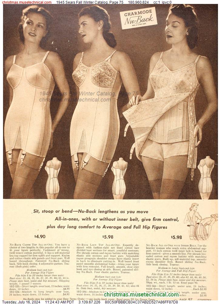 1945 Sears Fall Winter Catalog, Page 75