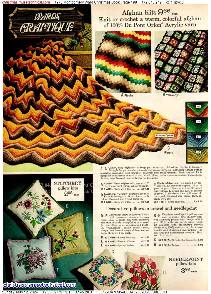 1973 Montgomery Ward Christmas Book, Page 198