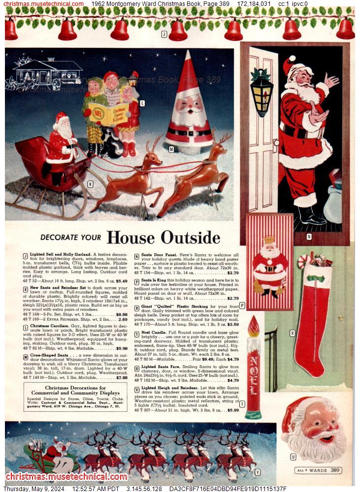 1962 Montgomery Ward Christmas Book, Page 389
