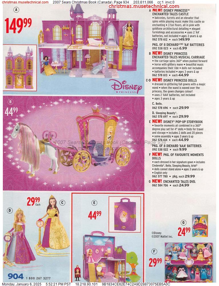 2007 Sears Christmas Book (Canada), Page 934