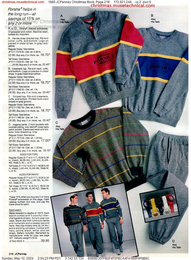 1985 JCPenney Christmas Book, Page 216