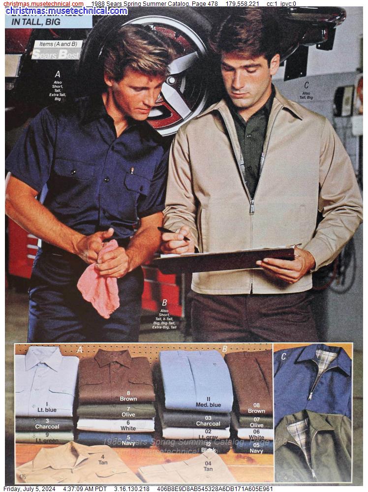 1988 Sears Spring Summer Catalog, Page 478