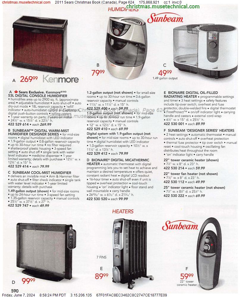 2011 Sears Christmas Book (Canada), Page 624