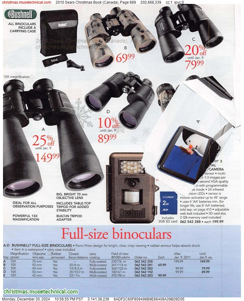 2010 Sears Christmas Book (Canada), Page 689