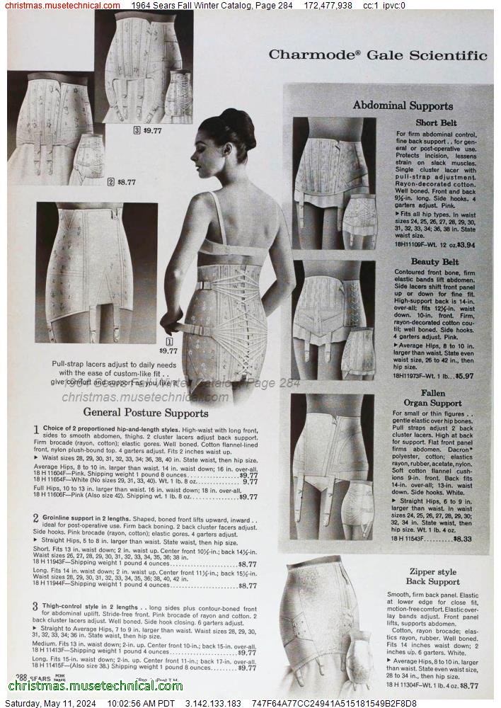 1964 Sears Fall Winter Catalog, Page 284