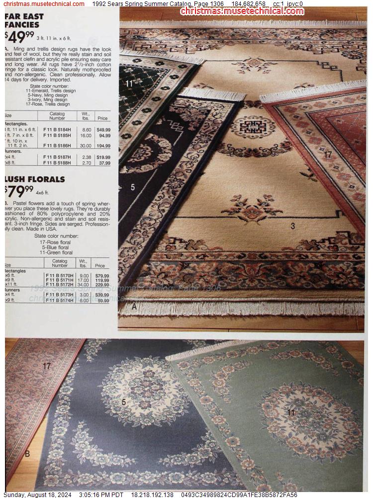 1992 Sears Spring Summer Catalog, Page 1306