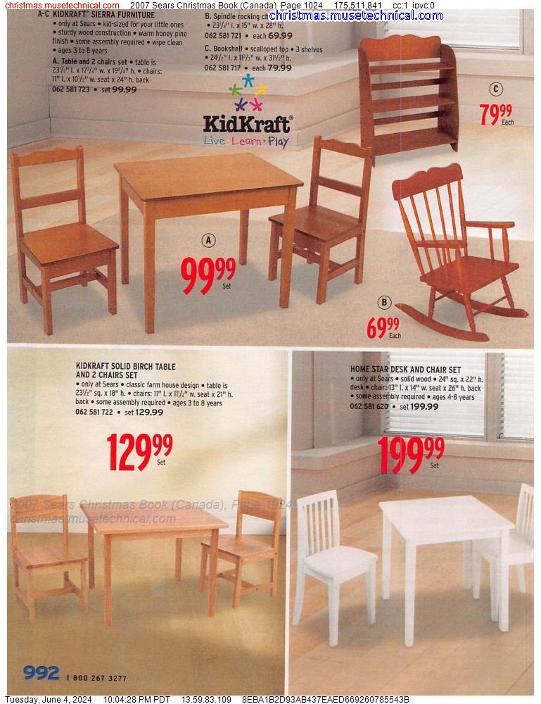2007 Sears Christmas Book (Canada), Page 1024