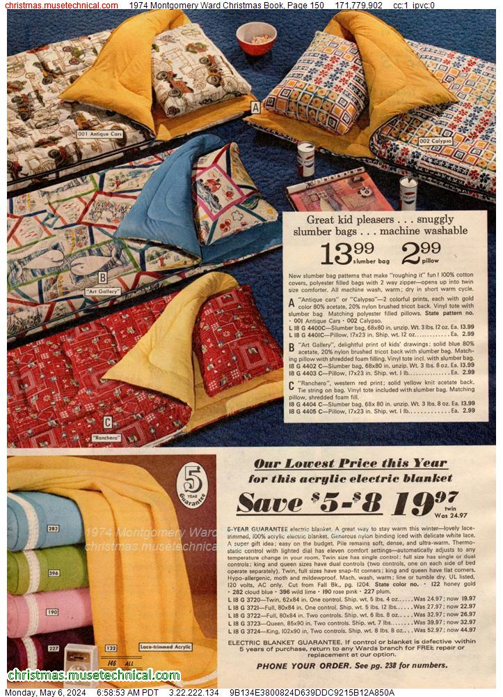 1974 Montgomery Ward Christmas Book, Page 150