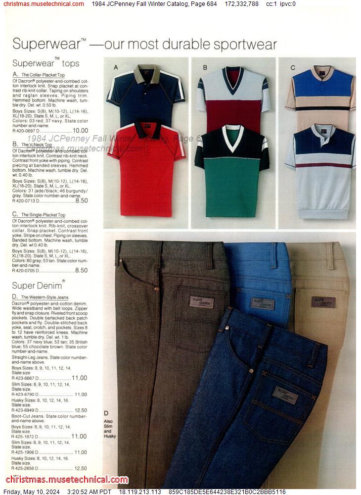 1984 JCPenney Fall Winter Catalog, Page 684