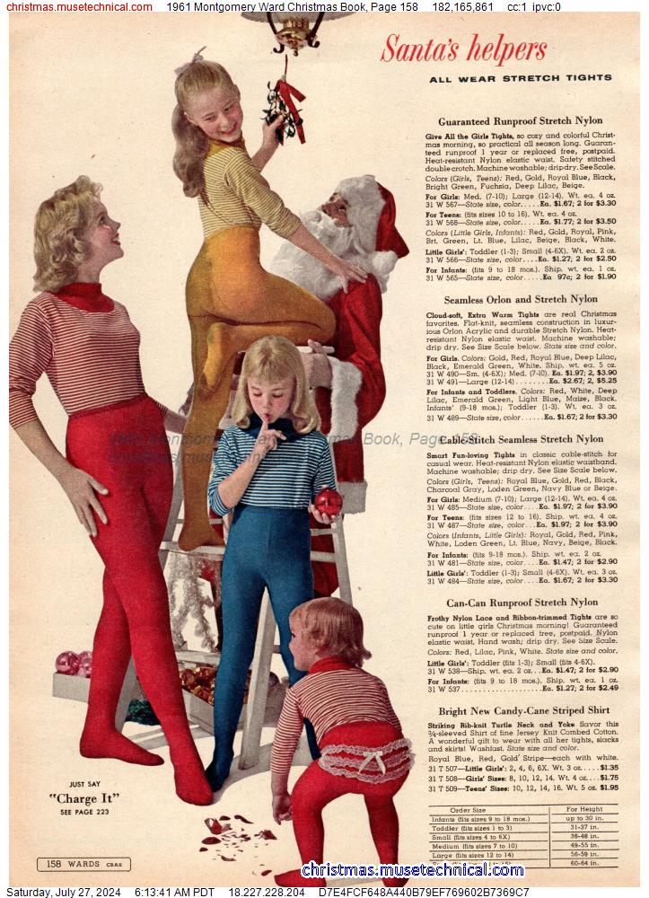 1961 Montgomery Ward Christmas Book, Page 158