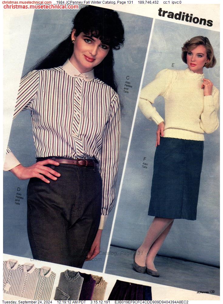 1984 JCPenney Fall Winter Catalog, Page 131 - Catalogs & Wishbooks