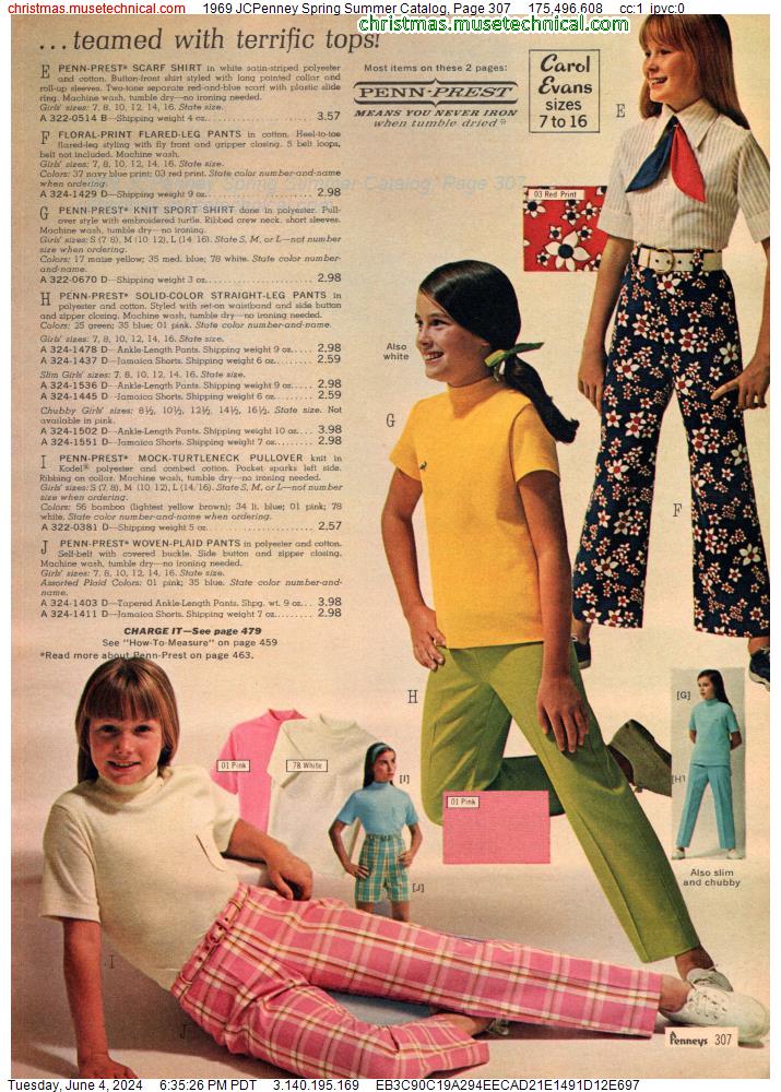 1969 JCPenney Spring Summer Catalog, Page 307