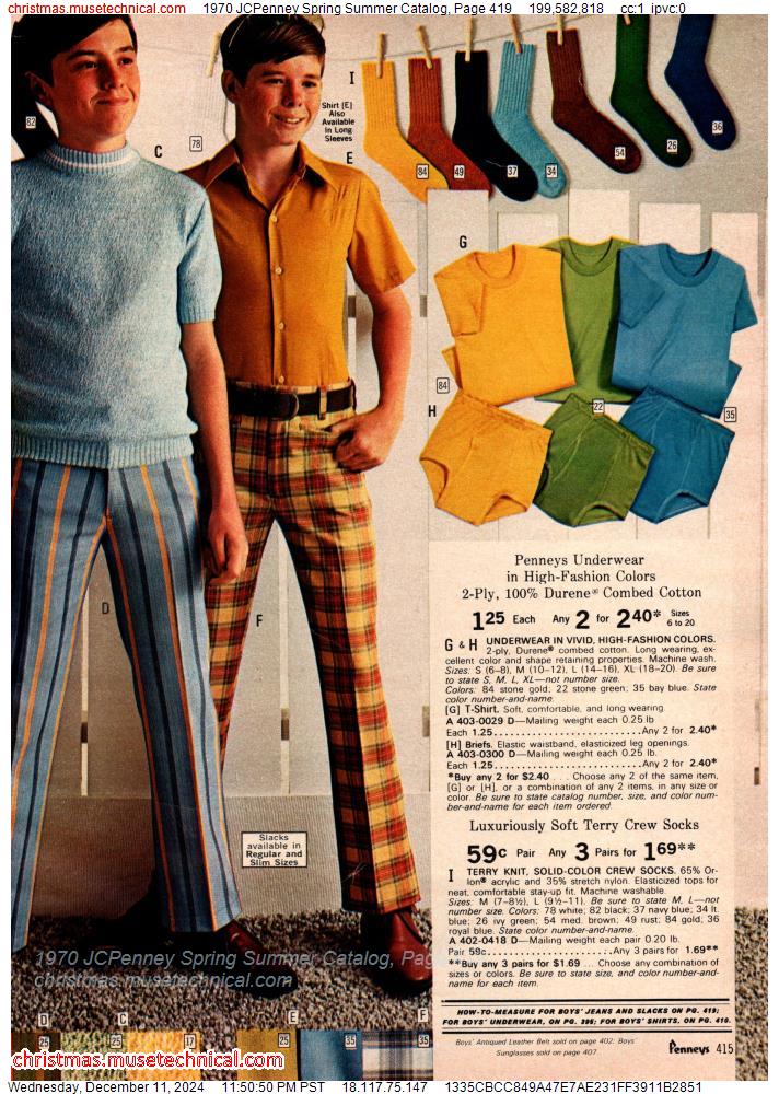 1970 JCPenney Spring Summer Catalog, Page 419