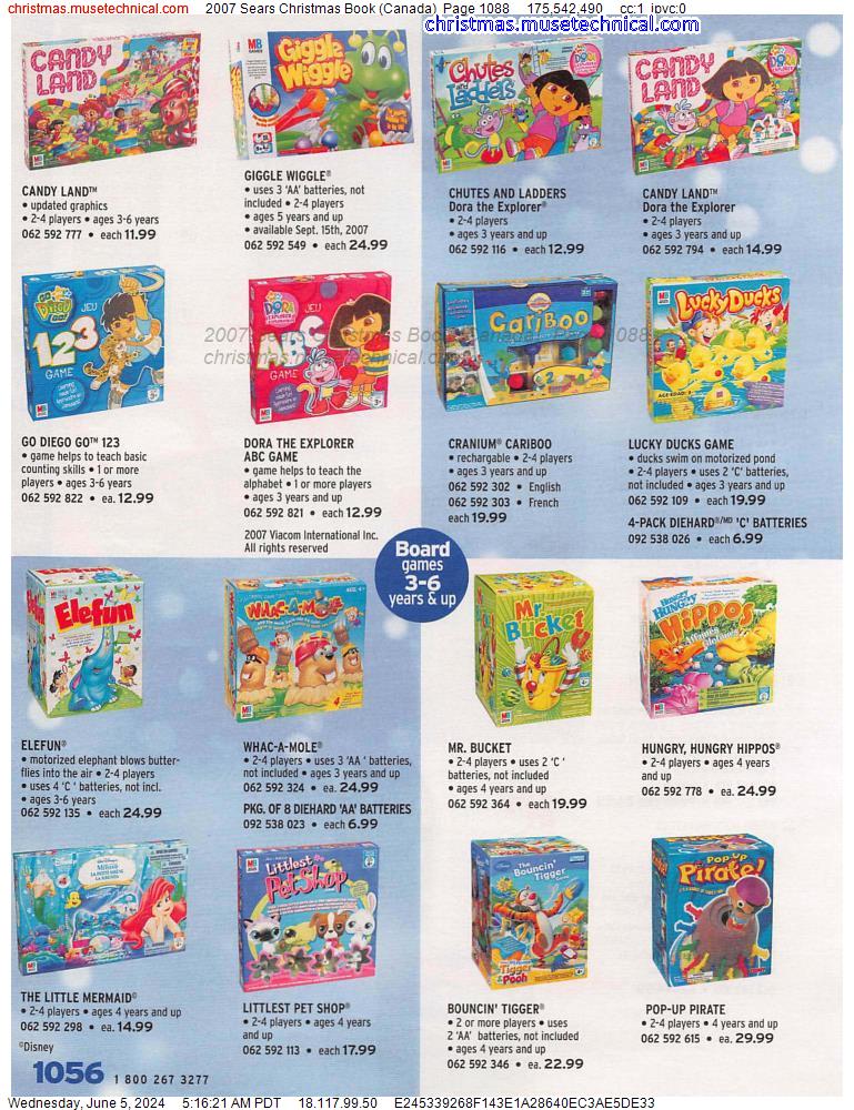2007 Sears Christmas Book (Canada), Page 1088