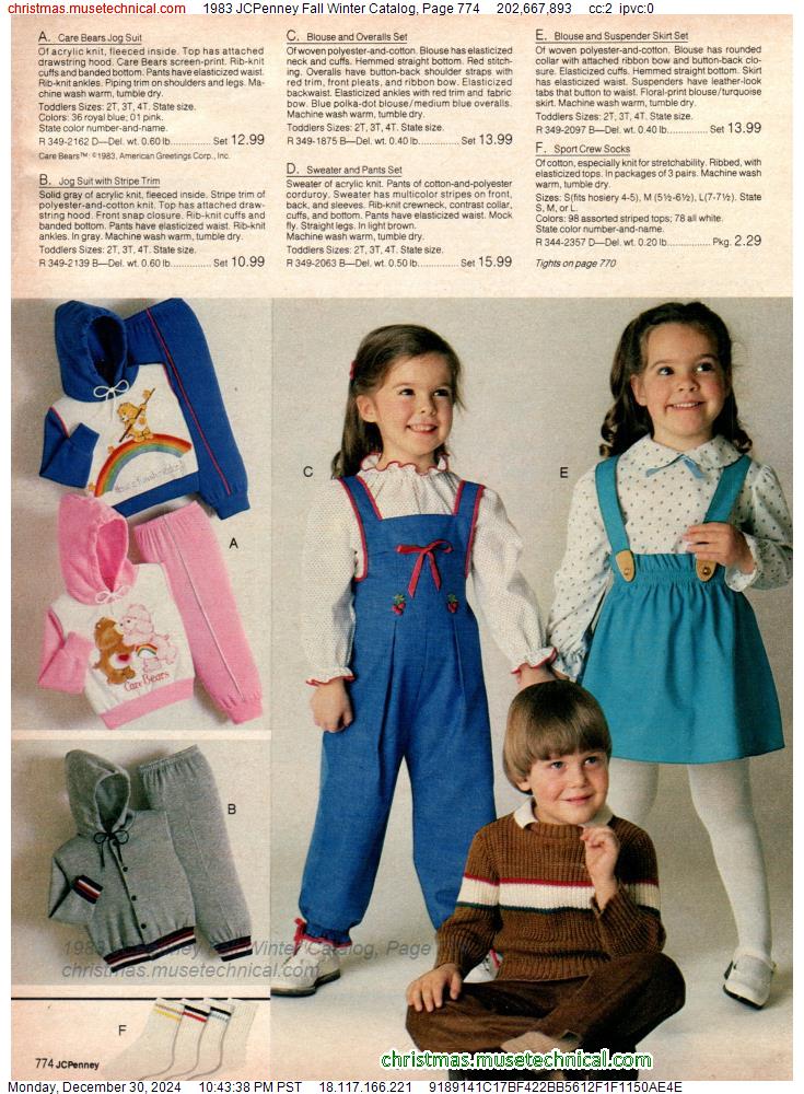 1983 JCPenney Fall Winter Catalog, Page 774