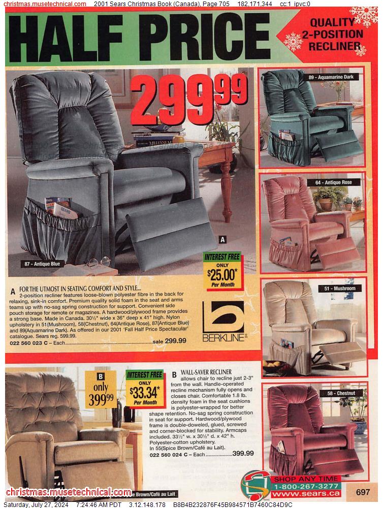 2001 Sears Christmas Book (Canada), Page 705