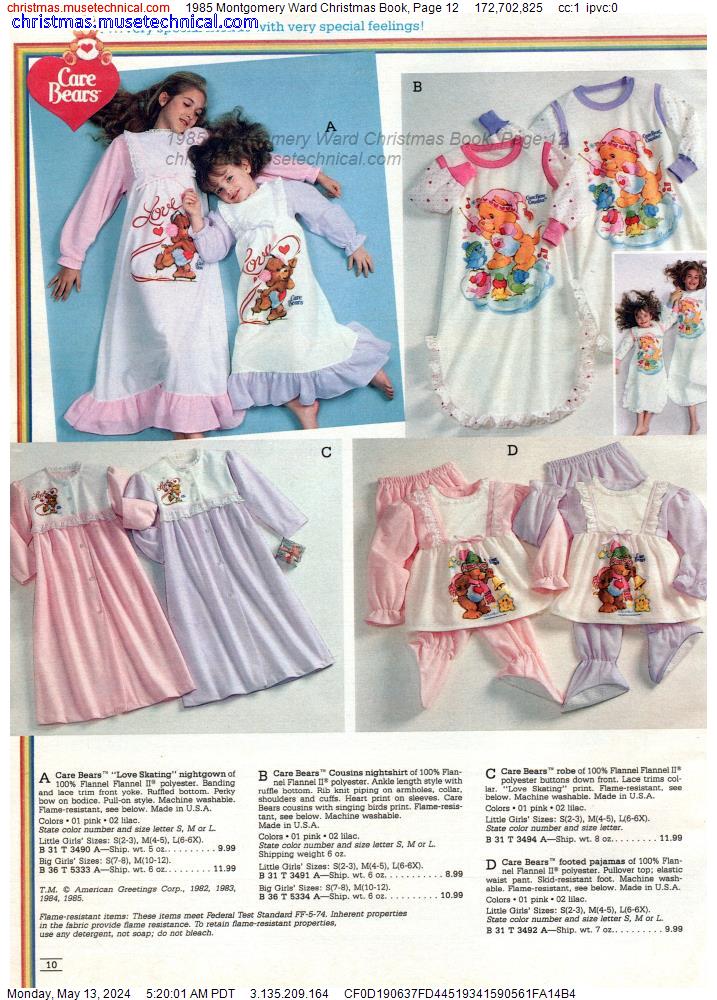 1985 Montgomery Ward Christmas Book, Page 12