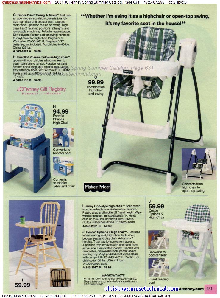 2001 JCPenney Spring Summer Catalog, Page 631