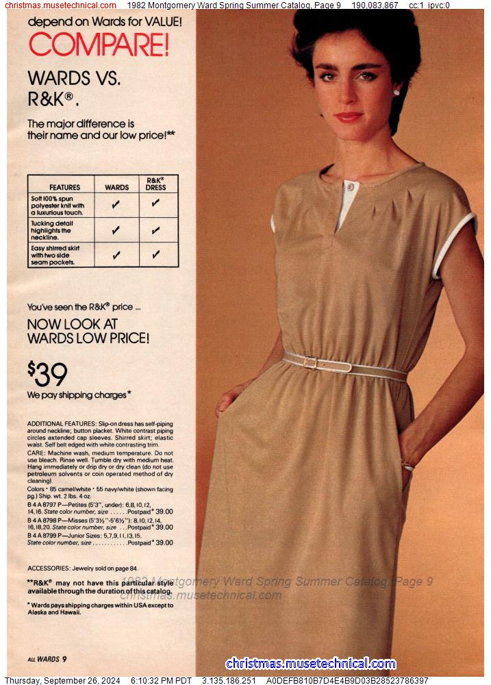 1982 Montgomery Ward Spring Summer Catalog, Page 9