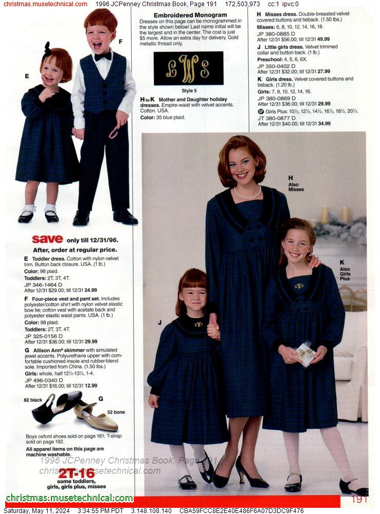 1996 JCPenney Christmas Book, Page 191