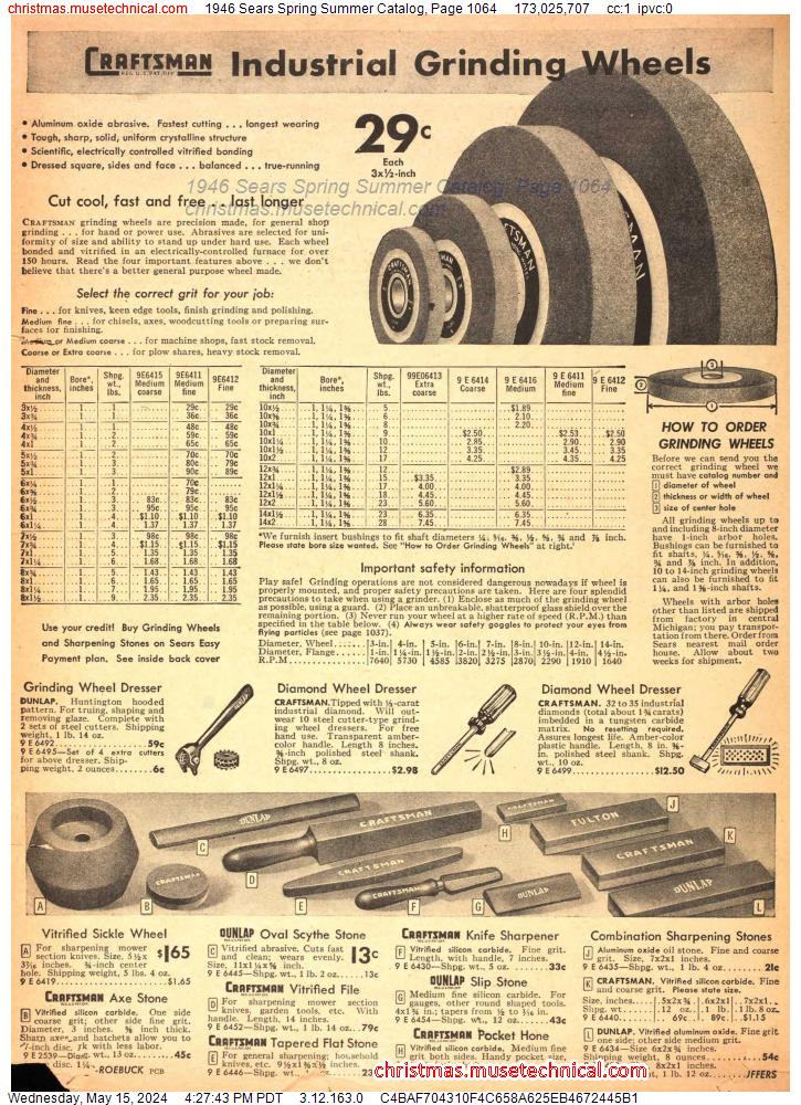 1946 Sears Spring Summer Catalog, Page 1064