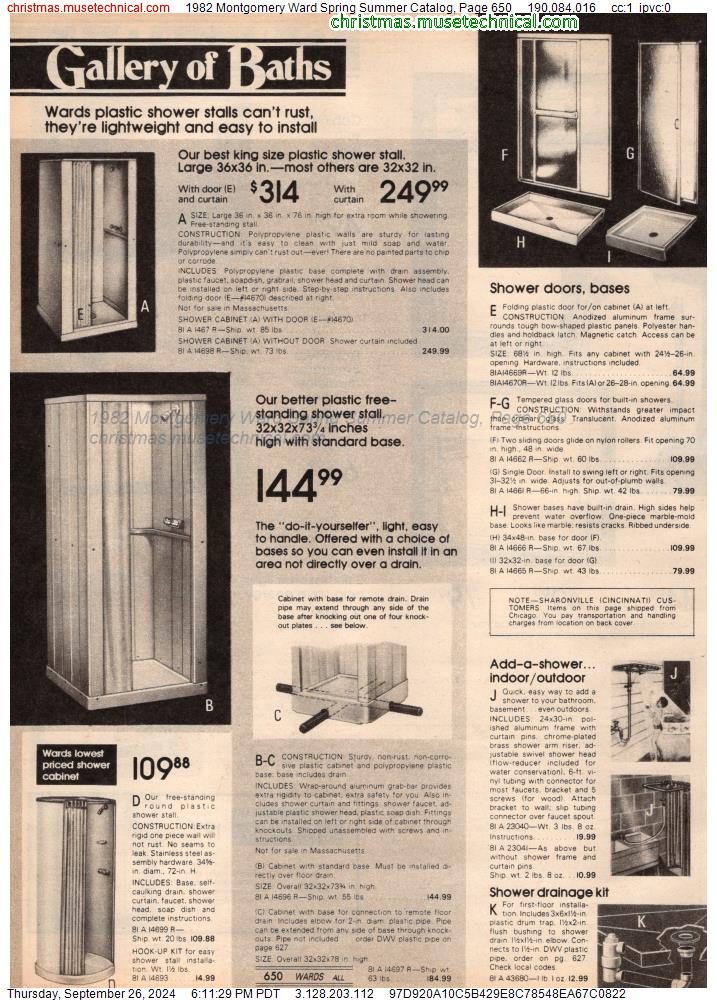 1982 Montgomery Ward Spring Summer Catalog, Page 650