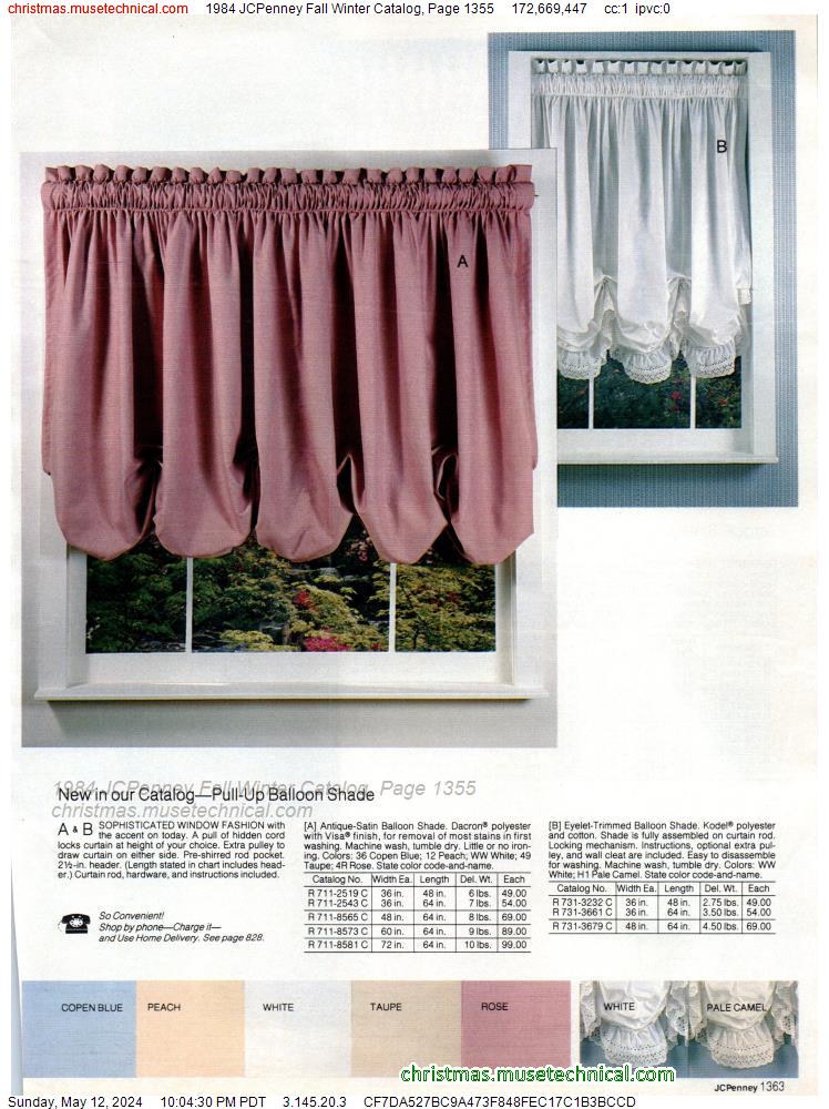 1984 JCPenney Fall Winter Catalog, Page 1355