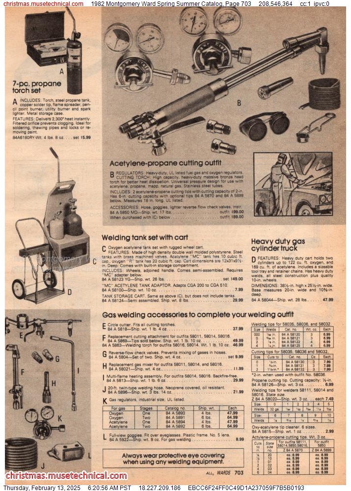 1982 Montgomery Ward Spring Summer Catalog, Page 703