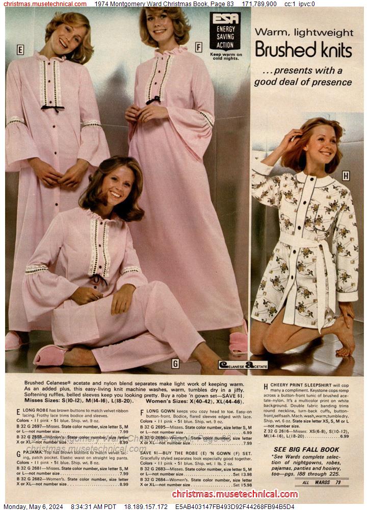 1974 Montgomery Ward Christmas Book, Page 83