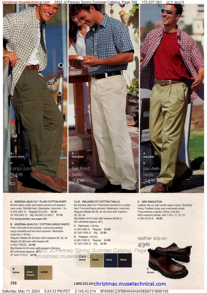 2002 JCPenney Spring Summer Catalog, Page 356