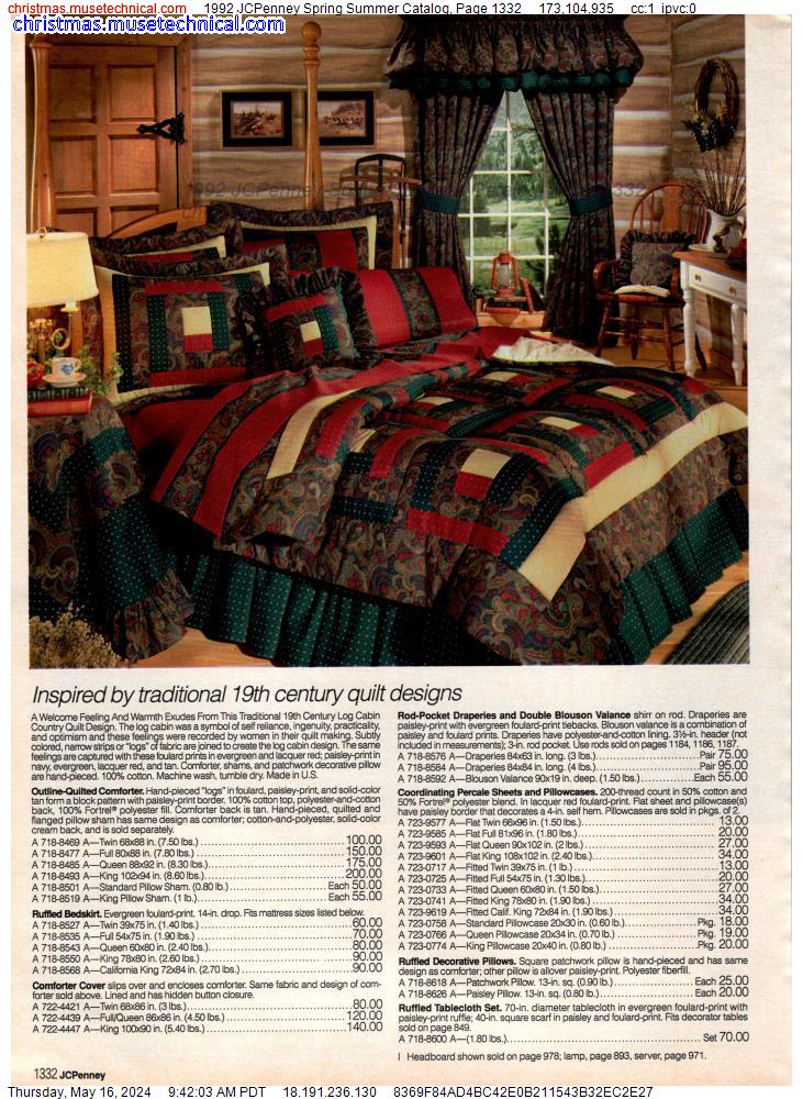 1992 JCPenney Spring Summer Catalog, Page 1332